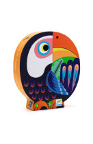 Puzzle silhouette coco le toucan 24pcs 3+