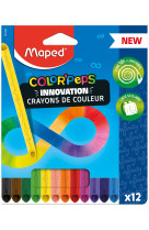 Crayons de couleur color-peps infinity etui de 12