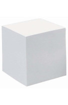 Recharge bloc cube blanc