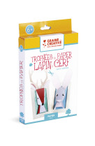 Kit trophees en papier lapin et cerf 6+