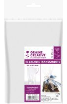 10 sachets transparents 110x190mm