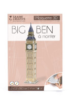 Maquette 3d big ben 8+