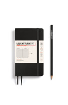 Carnet pocket souple a6 ligne black