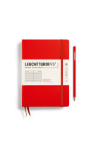 Carnet rigide medium a5 ligne red