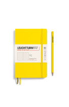 Carnet paperback souple b6+ dots lemon