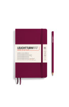 Carnet paperback souple b6+ ligne port red