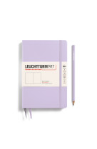 Carnet paperback rigide b6+ lilas pages blanches