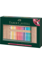 Crayons de couleur polychromos trousse de 30