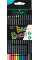 Crayons de couleur black edition etui de 12