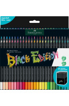 Crayons de couleur black edition etui de 50