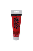 Tube acrylique 120ml rouge de cadmium 500