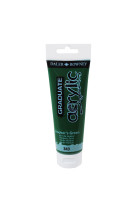 Tube acrylique 120ml vert de hooker