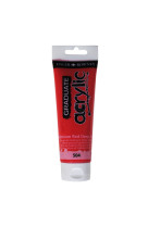 Tube acrylique 120ml rouge de cadmium fonce 504