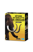 Deterre un squelette de dinosaure mammouth