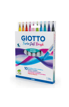 Feutres turbo soft brush etui de 10