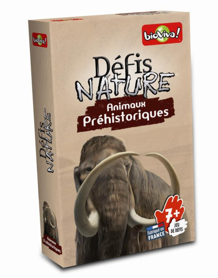 DEFIS NATURE ANIMAUX PREHISTORIQUES - BIOVIVA EDITIONS - Bioviva