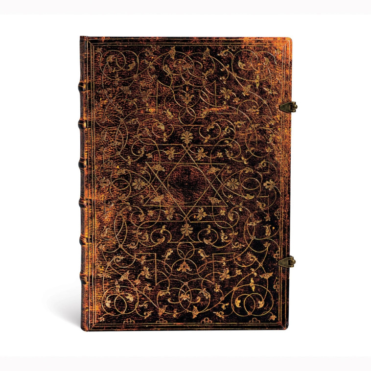 CARNET GROLIER GRAND PAGES BLANCHES -  - PAPERBLANKS