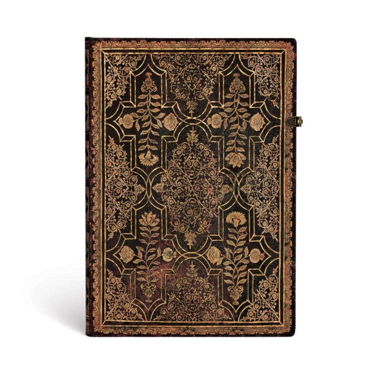 CARNET ACAJOU GRAND PAGES BLANCHES -  - PAPERBLANKS