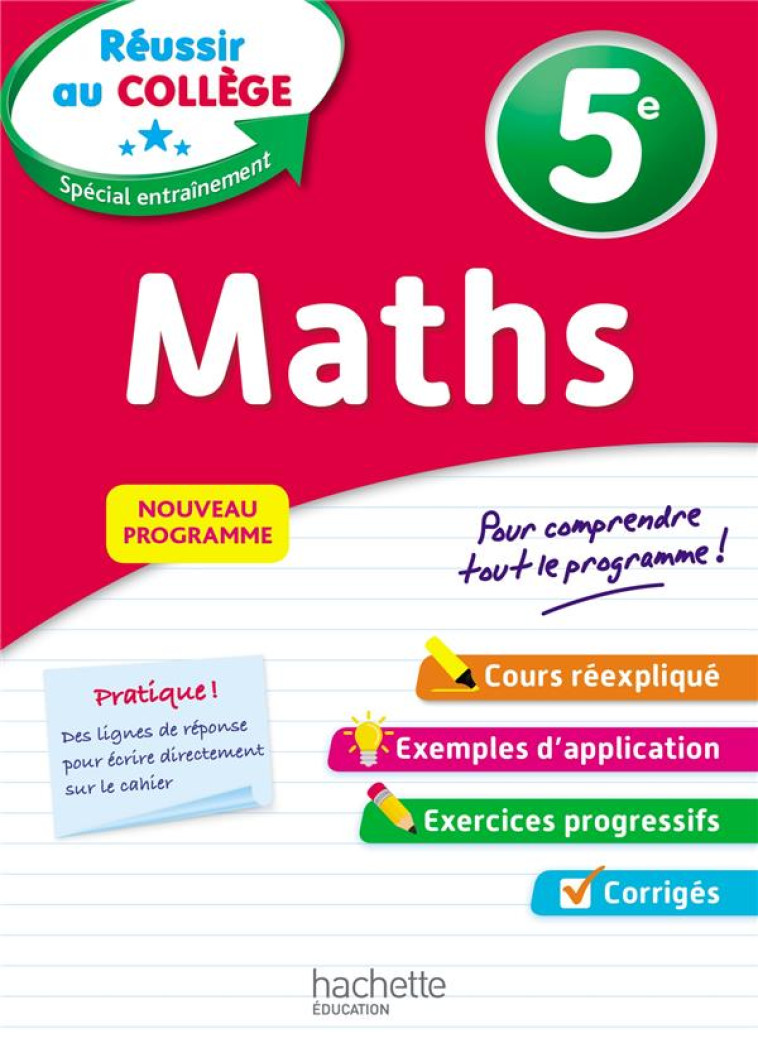 MATHS 5E 2019 - SARNETTE/FAUVERGUE - HACHETTE