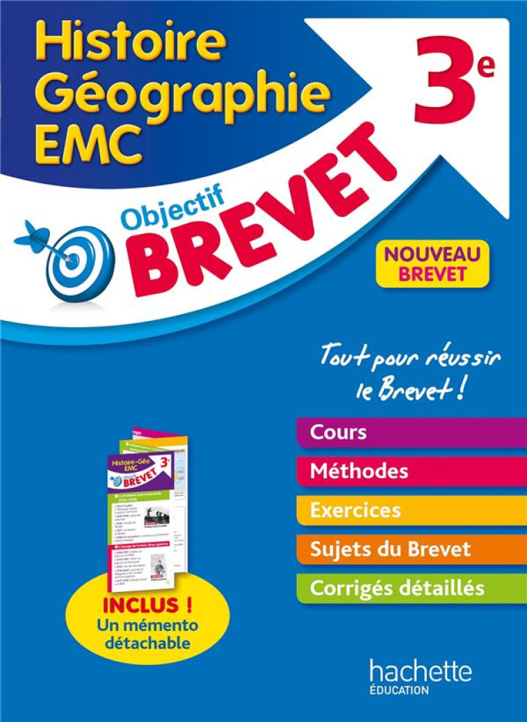 HISTOIRE GEOGRAPHIE EMC 3EME 2021 - BONNET LAURENT - HACHETTE