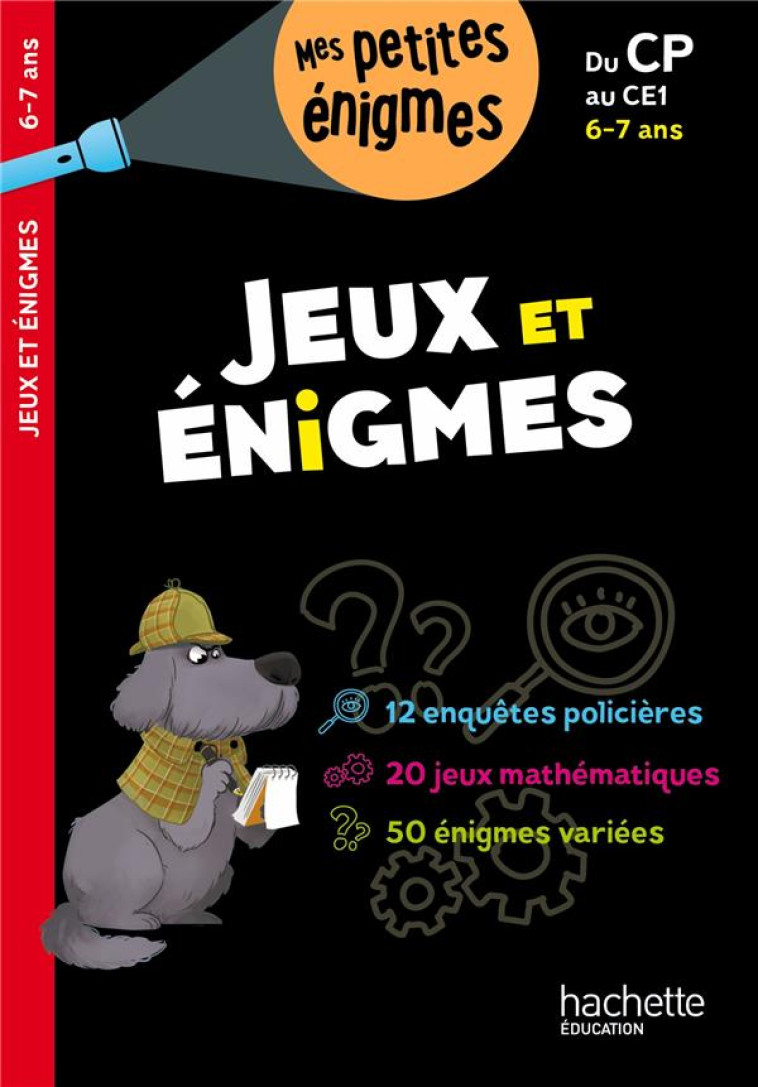 JEUX ET ENIGMES DU CP AU CE1 - BERGER ERIC - HACHETTE