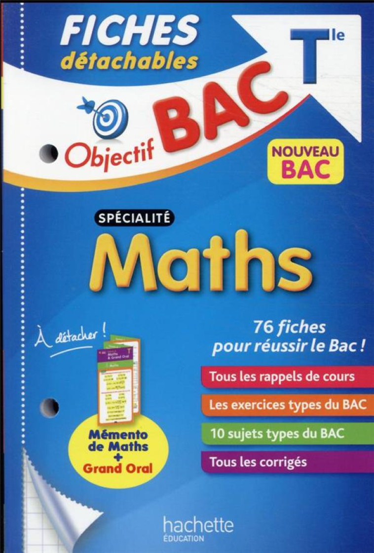 SPECIALITE MATHS TLE FICHES ED 2021 - DEJEAN DOMINIQUE - HACHETTE