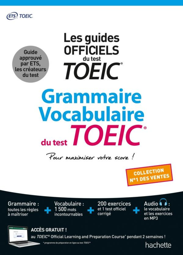 GRAMMAIRE - VOCABULAIRE TOEIC ED 2022 - ETS/HARVEY/LANGNER - HACHETTE