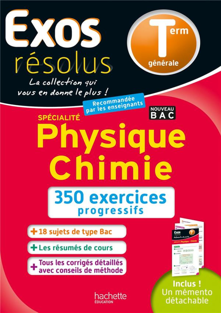 SPECIALITE PHYSIQUE CHIMIE TLE 2020 - DE LA BAUME/BLAT - HACHETTE