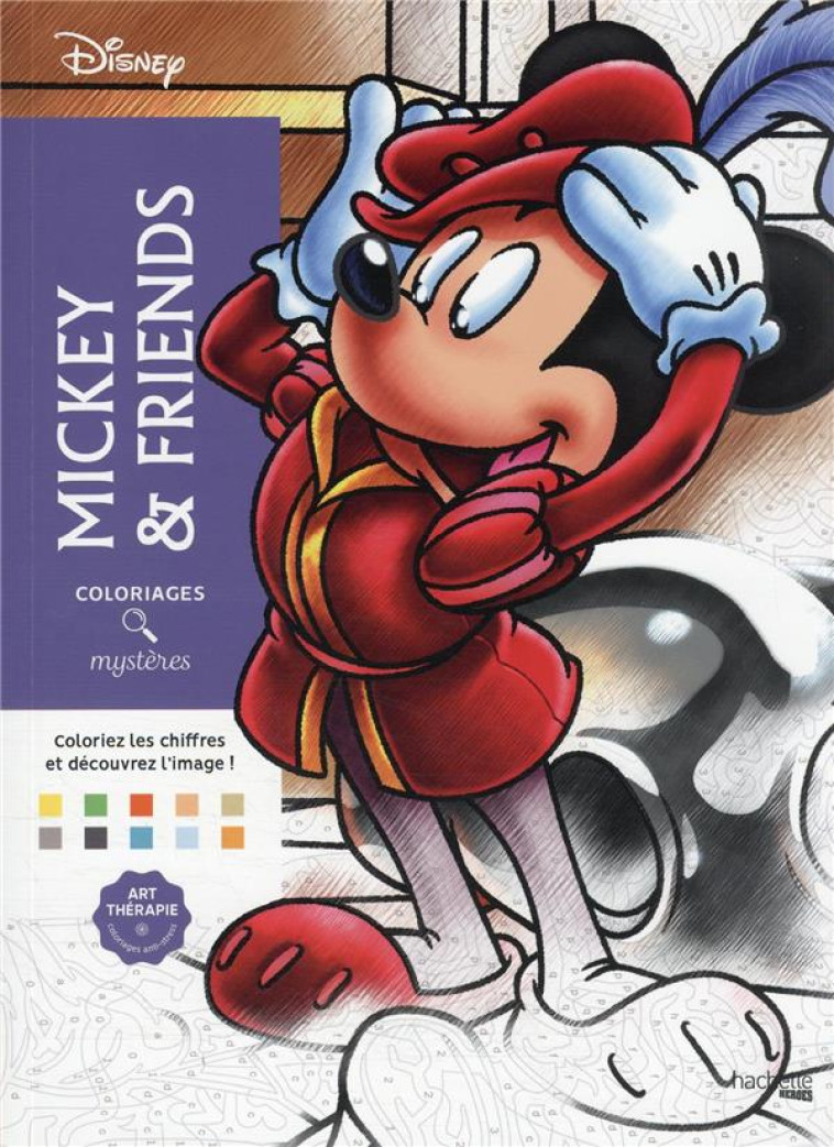 COLORIAGES MYSTERES DISNEY MICKEY TOME 2 - MARIEZ JEREMY - HACHETTE