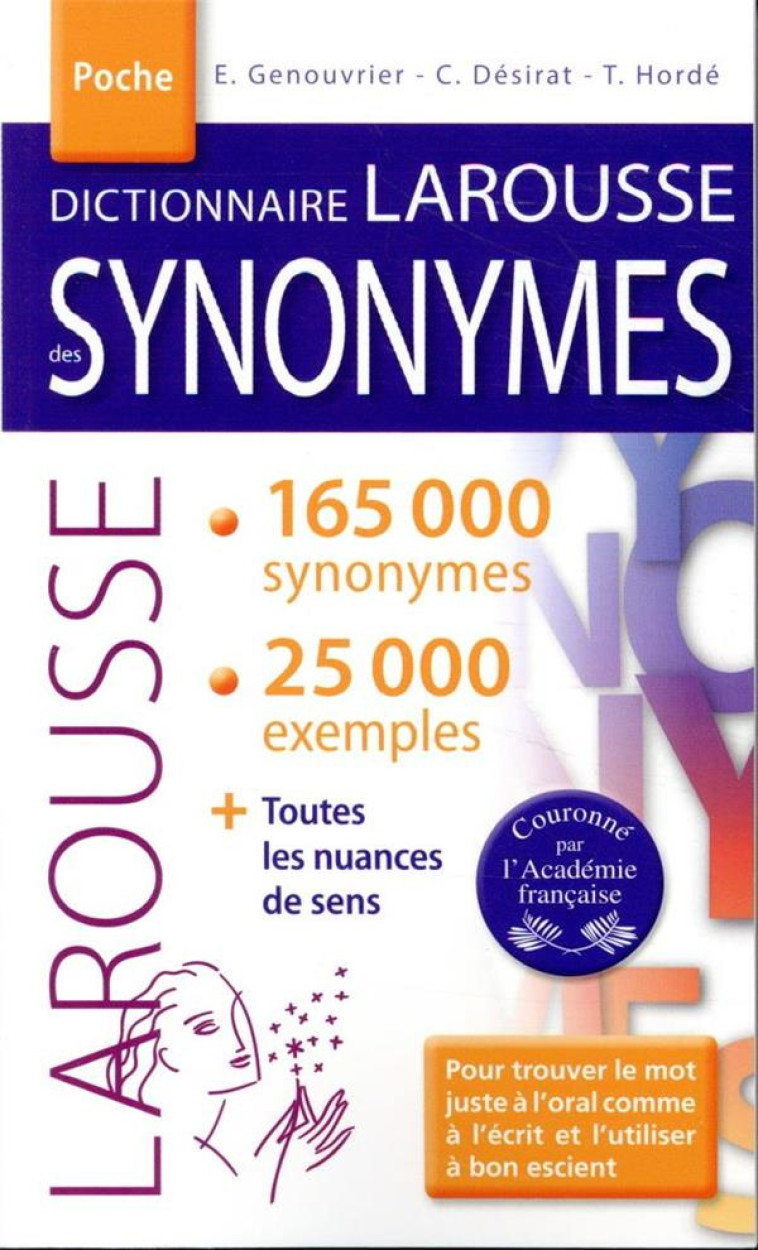 DICTIONNAIRE LAROUSSE DES SYNONYMES POCHE - GENOUVRIER/DESIRAT - LAROUSSE