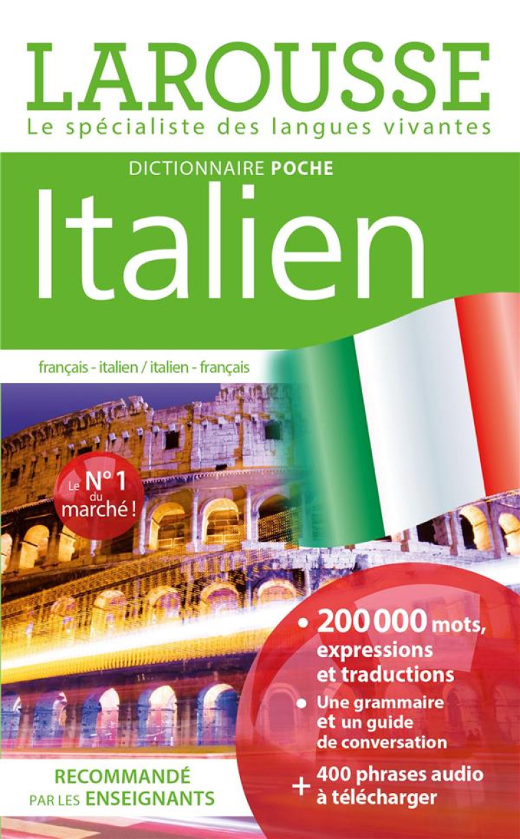 DICTIONNAIRE LAROUSSE POCHE ITALIEN - XXX - LAROUSSE