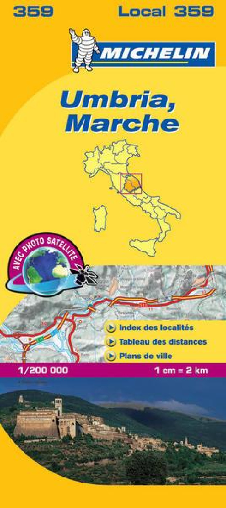 CARTE LOCALE 359 UMBRIA E MARCHE - XXX - MICHELIN