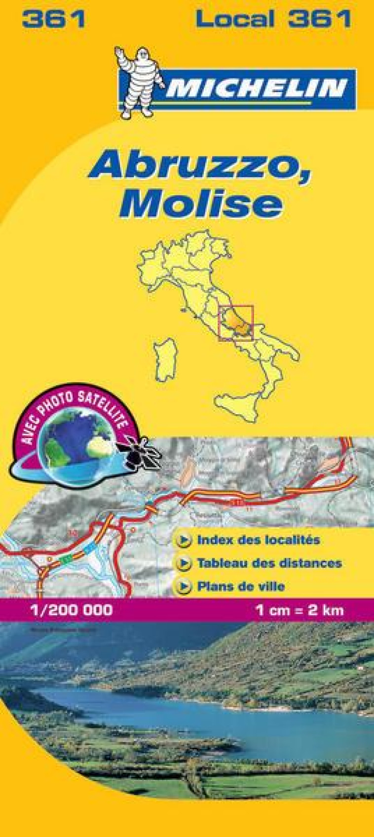 CARTE LOCALE 361 ABRUZZO ET MOLISE - XXX - MICHELIN