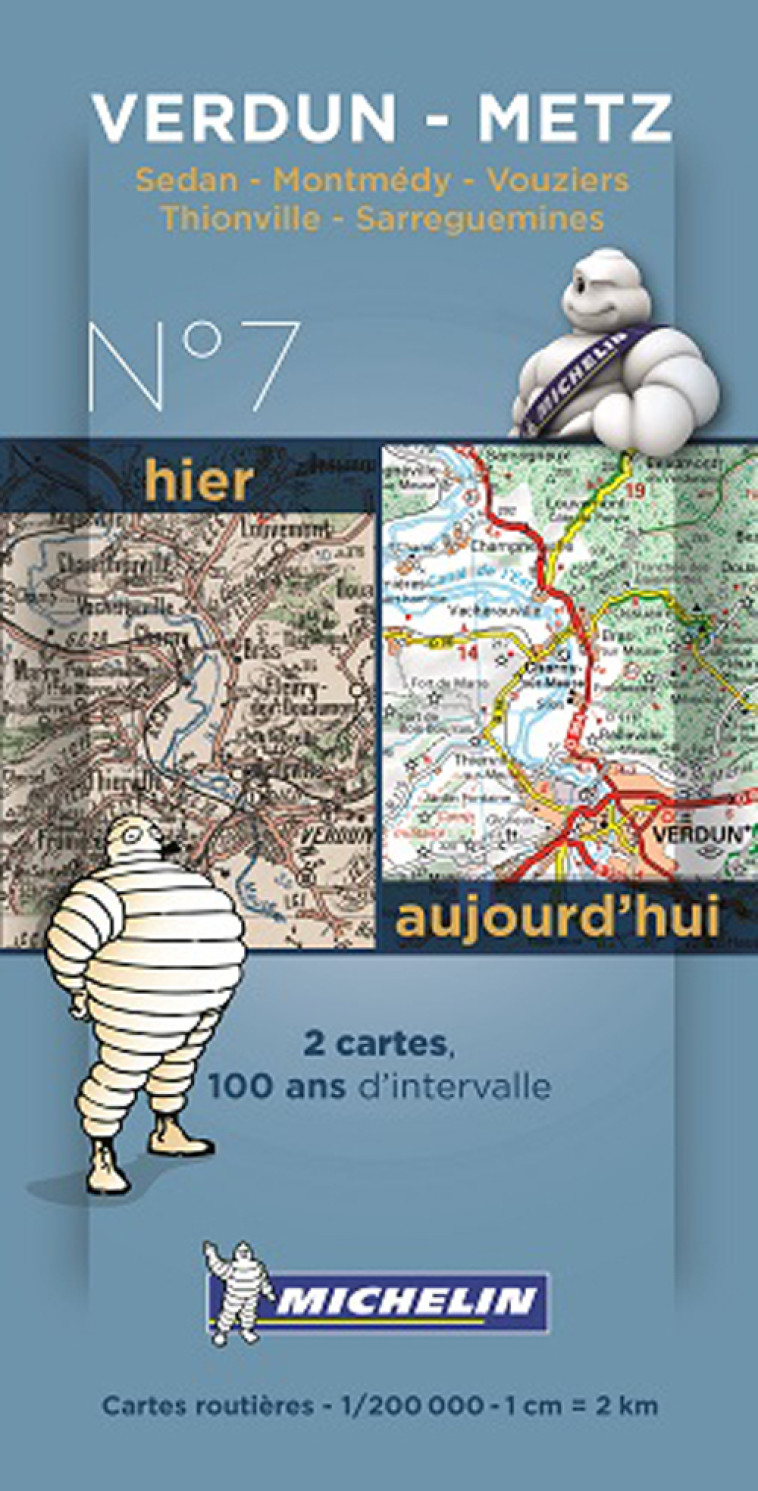 CARTE HISTORIQUE VERDUN METZ - XXX - MICHELIN