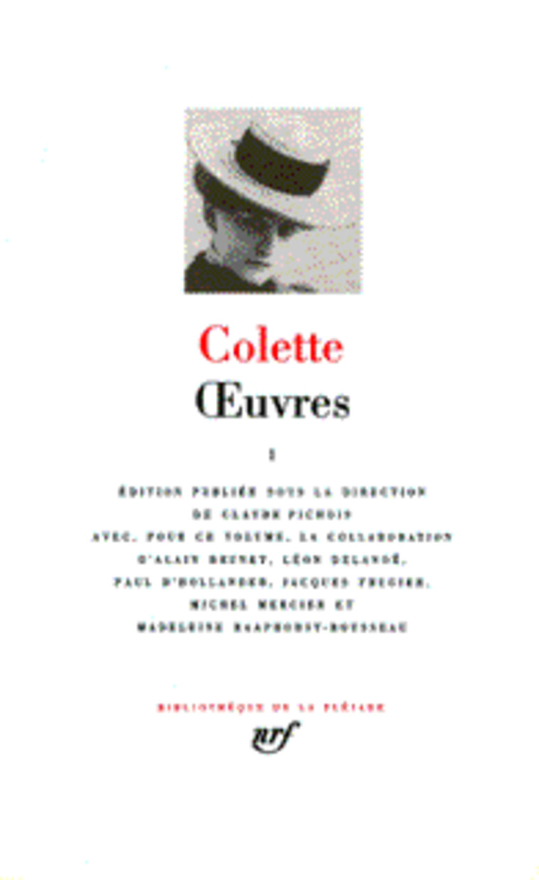 OEUVRES T1 - COLETTE - GALLIMARD