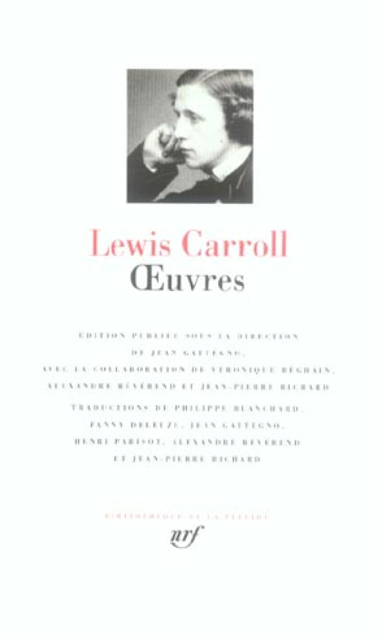 OEUVRES - CARROLL LEWIS - GALLIMARD