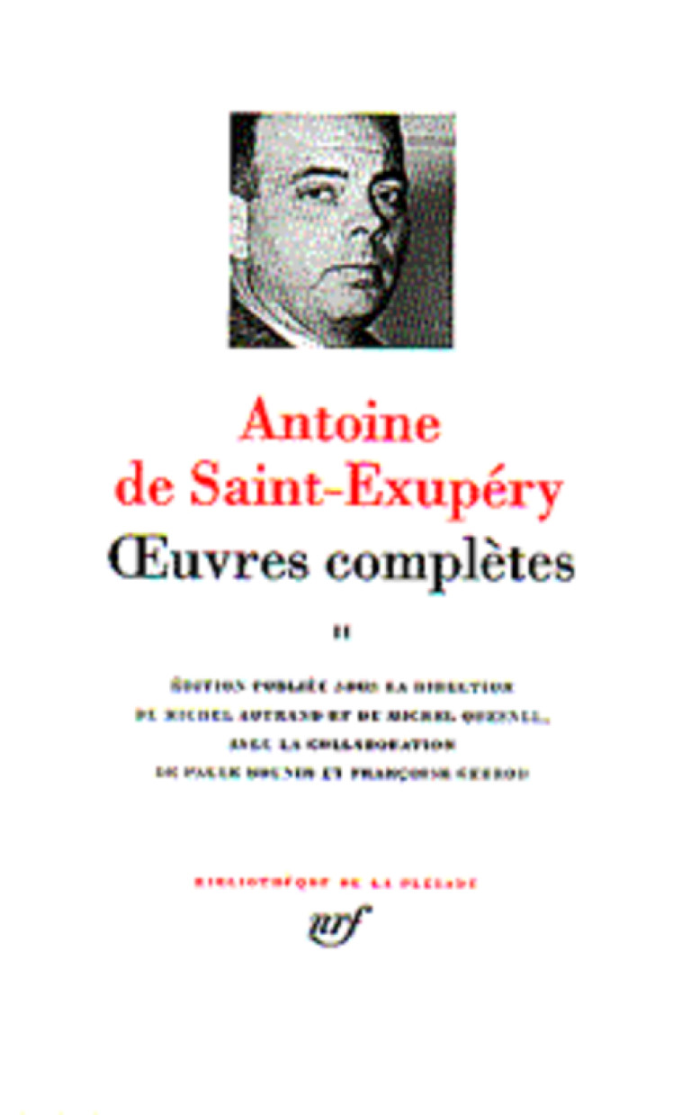 OEUVRES COMPLETES T1 - SAINT-EXUPERY A D. - GALLIMARD