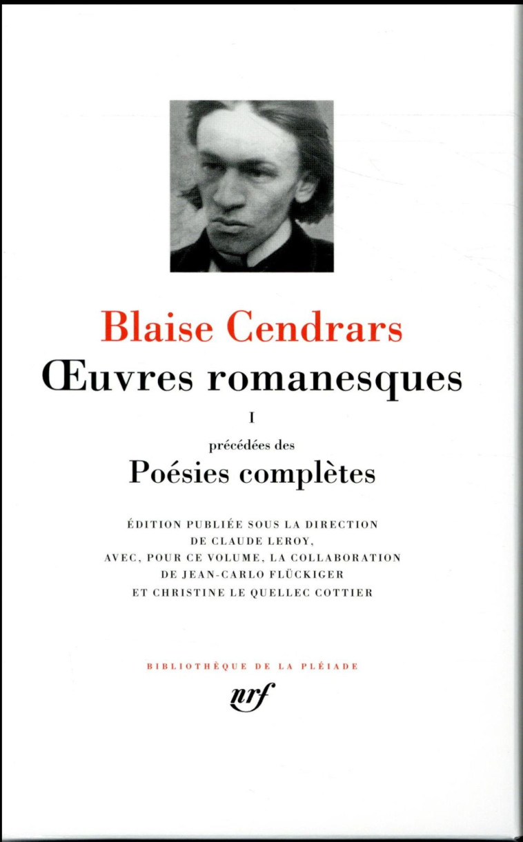 OEUVRES ROMANESQUES T1 - CENDRARS BLAISE - Gallimard