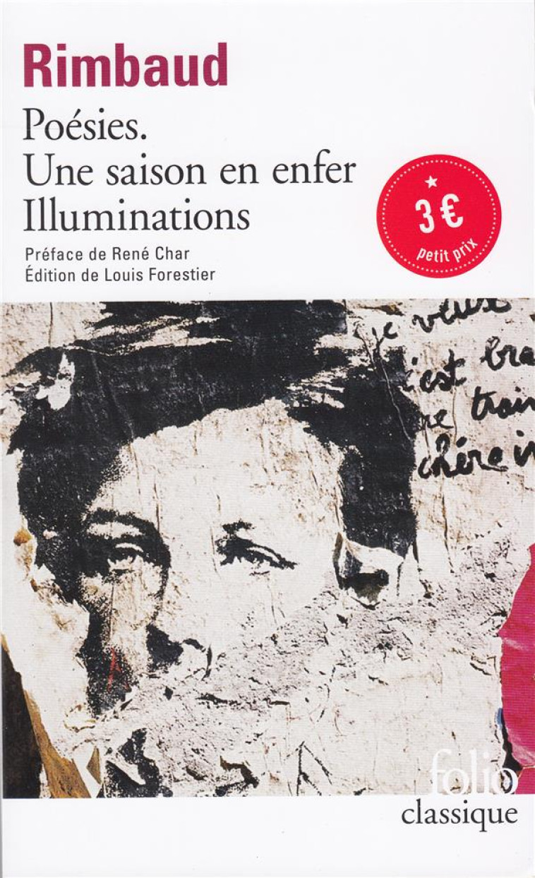 POESIES / UNE SAISON EN ENFER / ILLUMINA - RIMBAUD/CHAR - GALLIMARD