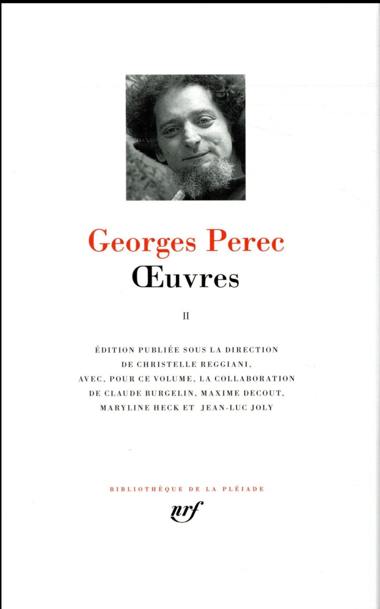 OEUVRES T2 - PEREC GEORGES - Gallimard