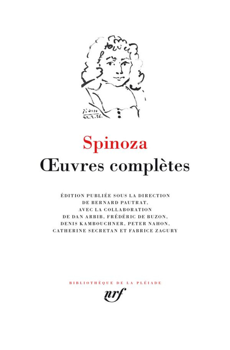 OEUVRES COMPLETES - SPINOZA - GALLIMARD