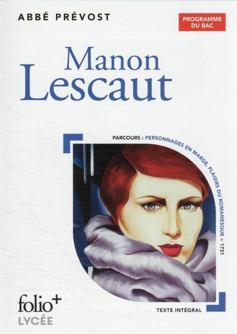 MANON LESCAUT BAC ED 2022 - ABBE PREVOST - GALLIMARD