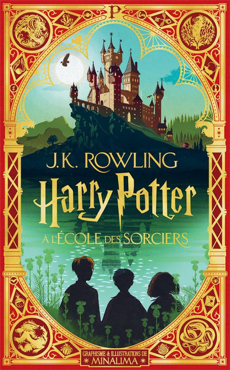 HARRY POTTER A L'ECOLE DES SORCIERS VERSION ILLUSTREE ET RELIEE - ROWLING/MINALIMA - GALLIMARD