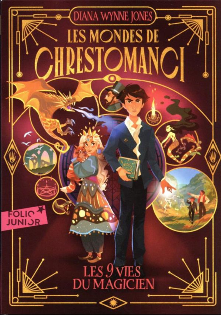 LES MONDES DE CHRESTOMANCI T02 LES NEUF VIES DU MAGICIEN - DIANA WYNNE JONES - GALLIMARD