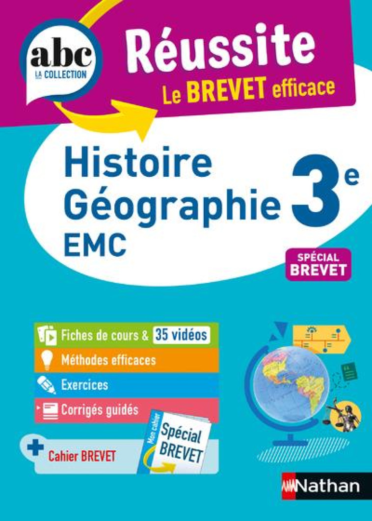 HISTOIRE GEOGRAPHIE EMC 3E ED 2022 - PRALON GREGOIRE - CLE INTERNAT