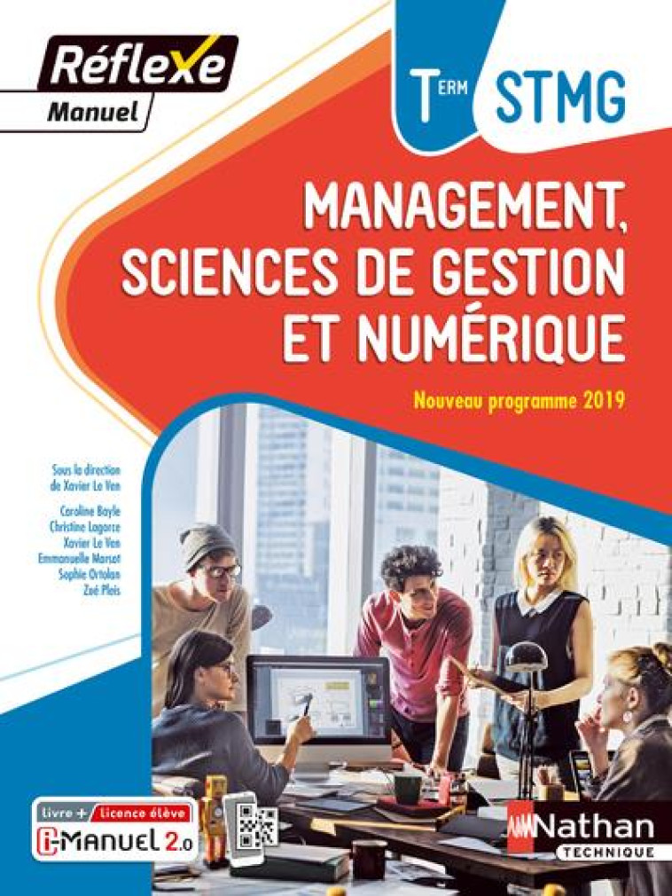 MANAGEMENT SCIENCES DE GESTION ET NUMERIQUE TERM STMG (MANUEL REFLEXE) LIVRE + LICENCE - COLLECTIF - CLE INTERNAT