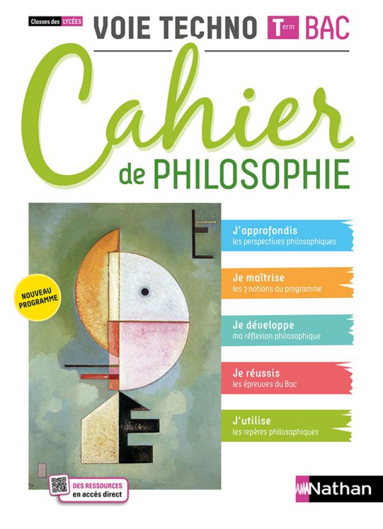 CAHIER DE PHILO VOIE TECHNOLOGIQUE 2021 - ROSENBERG/TEROUANE - CLE INTERNAT