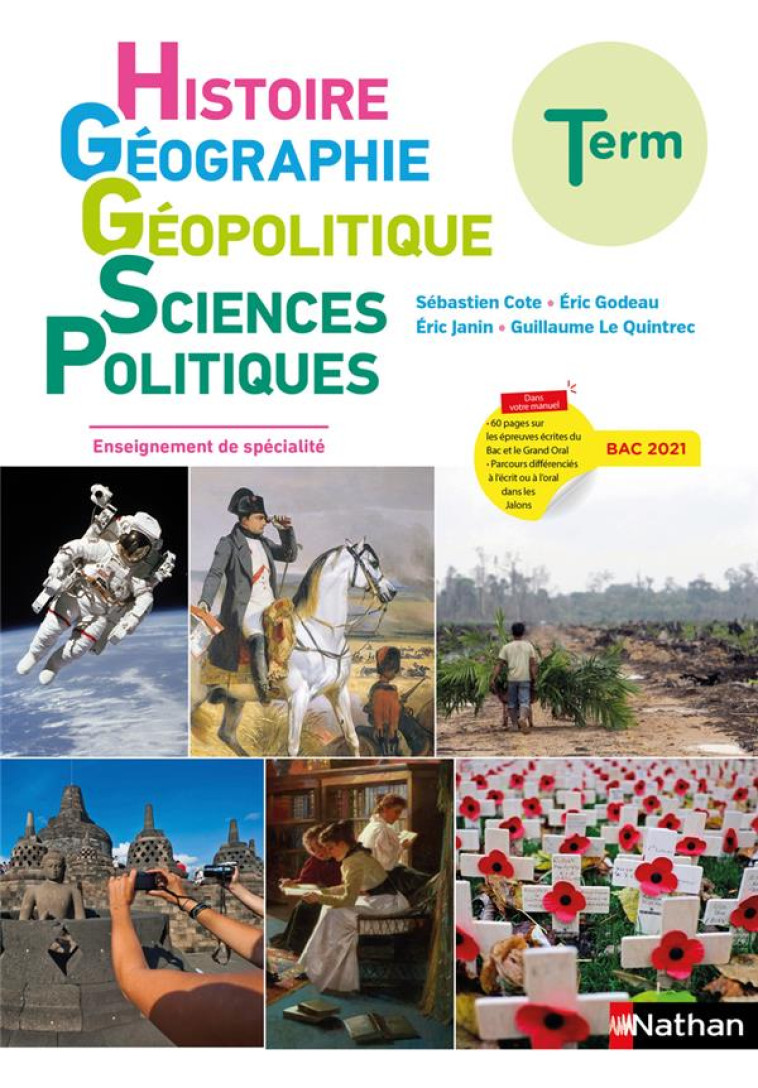 HISTOIRE GEO GEOPOLITIQUE SCIENCES PO TLE SPECIALITE MANUEL ELEVE 2020 BAC 2021 - ALAZARD/BENBASSAT - CLE INTERNAT