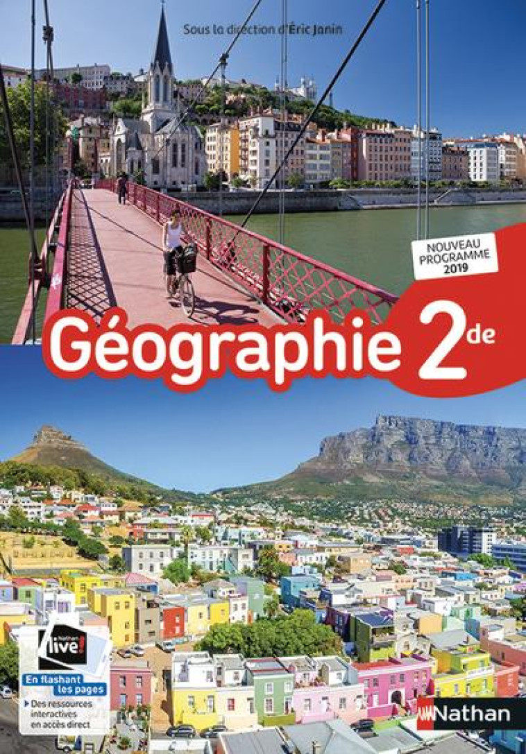 GEOGRAPHIE 2DE MANUEL 2019 - COLLECTIF - CLE INTERNAT