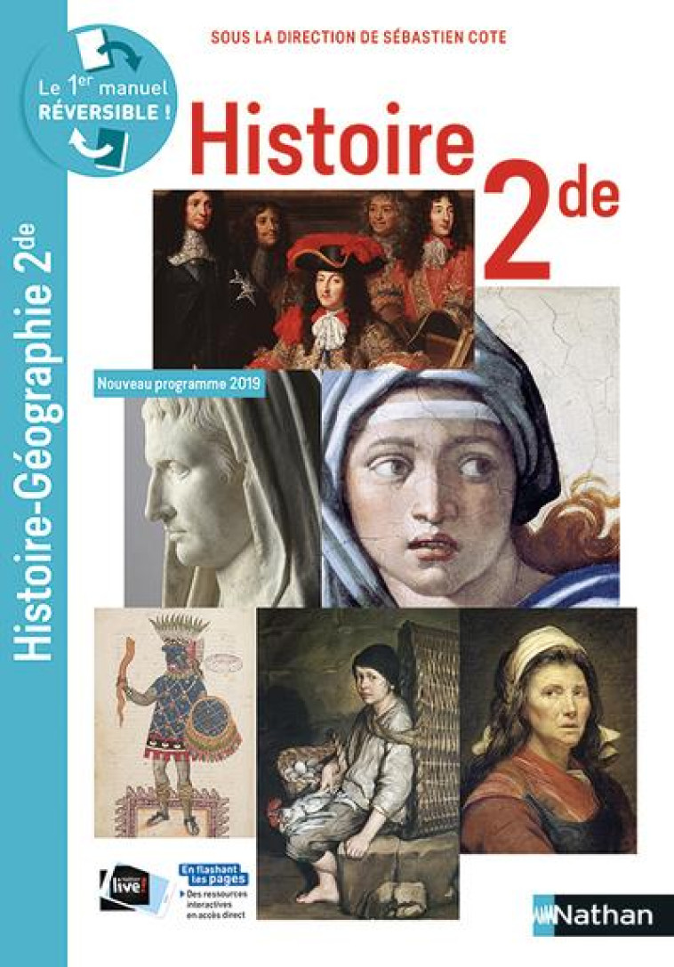 HISTOIRE GEOGRAPHIE 2NDE MANUEL REVERSIBLE 2019 - COLLECTIF - CLE INTERNAT